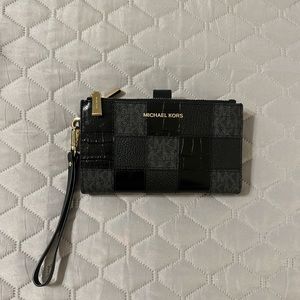 Michael Kors Black Wristlet